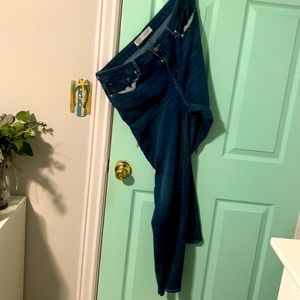 Boot cut mid rise pants